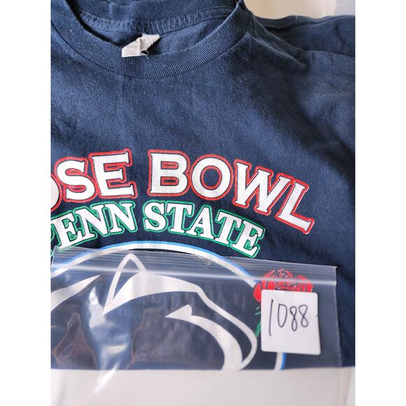 2017 ROSE BOWL + PENN STATE Blue All Players Listed Sequon Barkley T-Shirt SZ XL - Picture 12 of 12